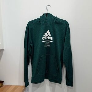 ADIDAS men's hoodie - size L - green - great condition!